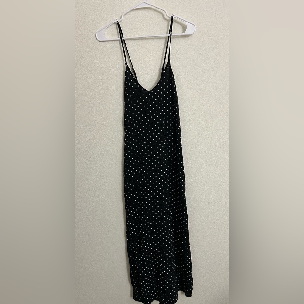Old Navy Black Dress with White Dots